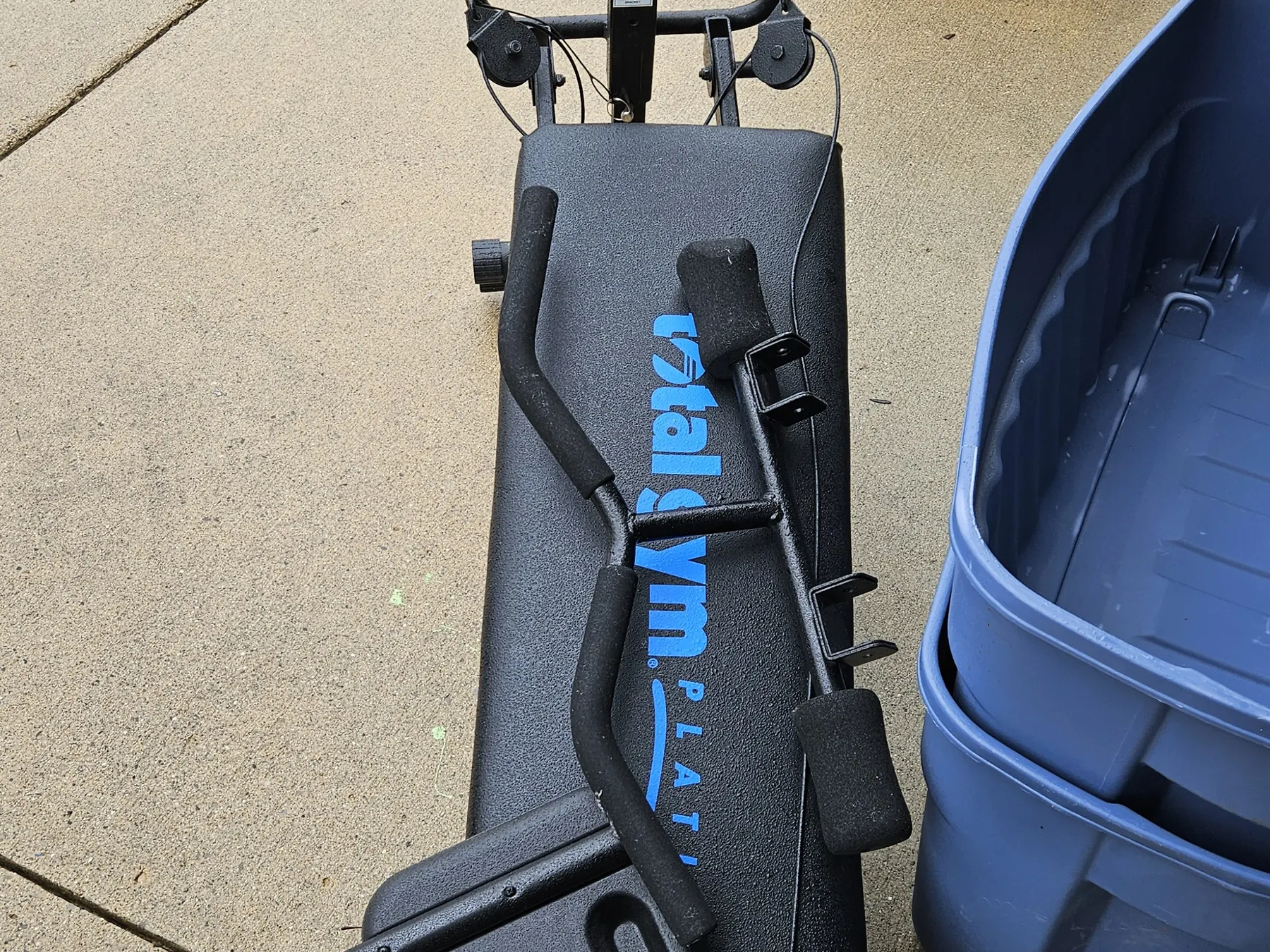Additional metal exercise equipment kept out of the landfill for recycling